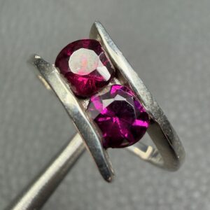 Bague en Grenat Rhodolite