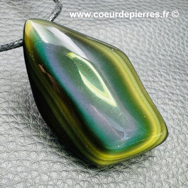 Pendentif Obsidienne Oeil Céleste « suprême » Mexique (réf ooc33) – Image 2