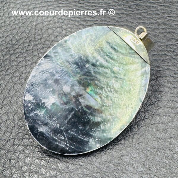 Pendentif en Nacre d’Abalone "grand modèle" (réf nc5) – Image 3