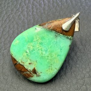 pendentif en chrysoprase