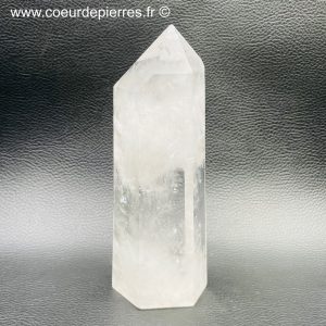 Grand prisme de cristal de roche du Brésil de 0,566Kg (réf cr43)