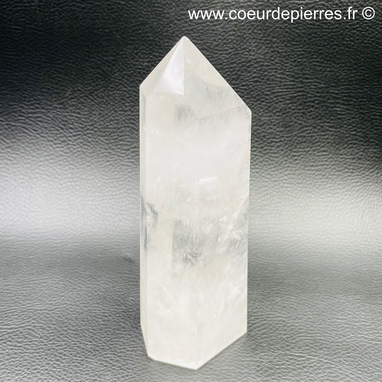 Pointe de Cristal de Roche pierre naturelle Madagascar Pierre prisme clear 3-6cm 