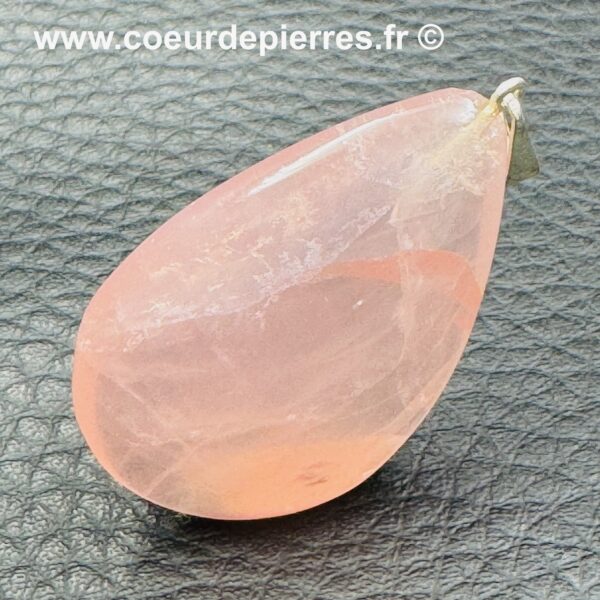 Pendentif en Quartz Rose du Brésil (réf qro6) – Image 3
