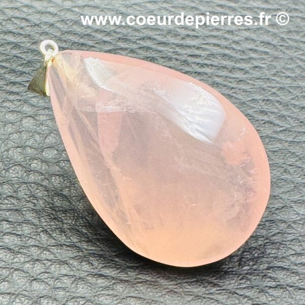 Pendentif en Quartz Rose du Brésil (réf qro6) – Image 2