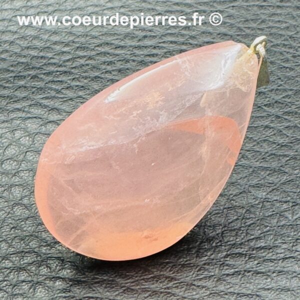 Pendentif en Quartz Rose