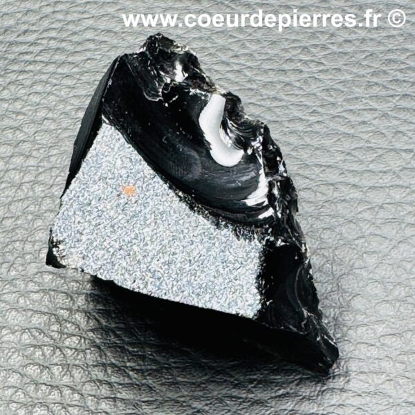Obsidienne Noire “larme d’apache” du Mexique (réf ob6) – Image 2