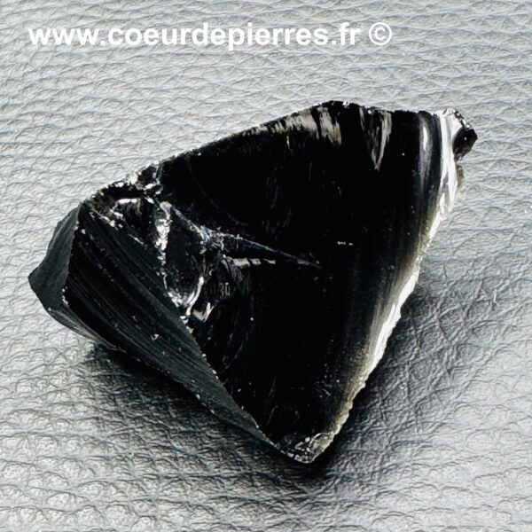 Obsidienne Noire “larme d’apache” du Mexique (réf ob6) – Image 3