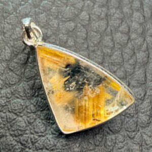 Pendentif Quartz Rutile Hématite