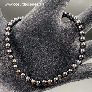 Bracelet en onyx perles de 4mm