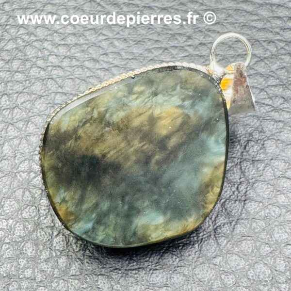 Pendentif Obsidienne Manta Huichol (réf pomh11) – Image 3
