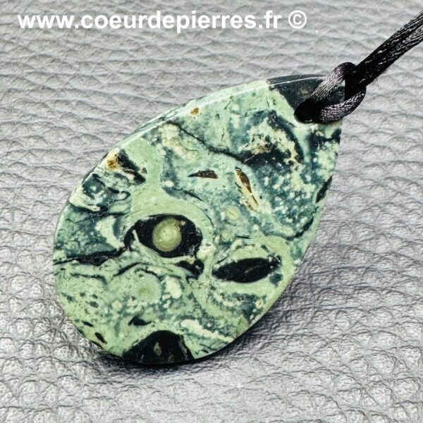 Pendentif Jaspe Kambaba de Madagascar (réf pk4) – Image 2