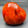 Coeur en cornaline de Madagascar (réf cc2) – Image 2