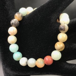 Bracelet en amazonite multicolore « perles de 8mm »