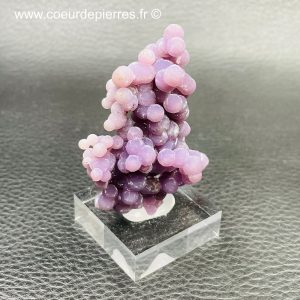 Calcédoine pourpre « grappe de raisins de Mamuju » d’Indonésie (réf cal10)
