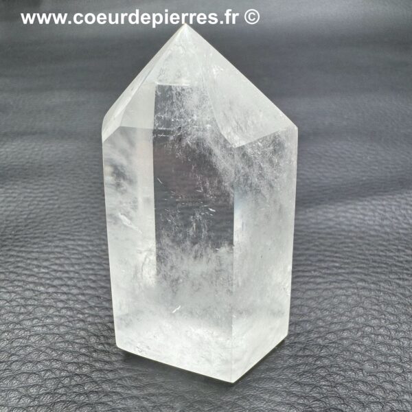 Prisme cristal de roche de Madagascar (réf gq22) – Image 2