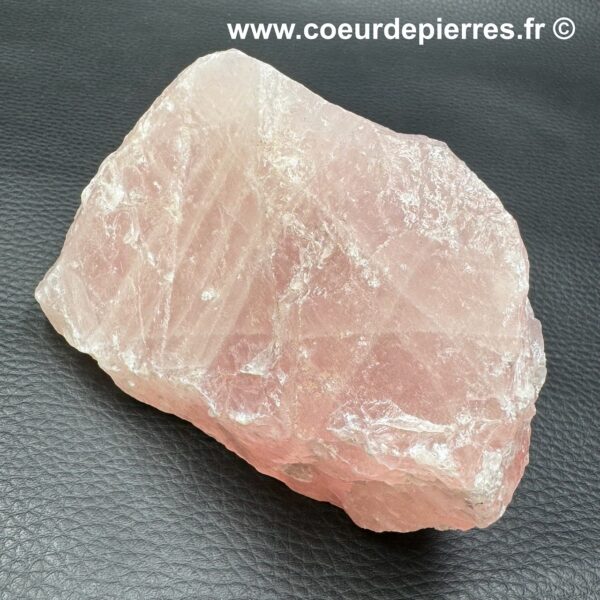 Quartz Rose "Brut" de Madagascar (réf prb1) – Image 3