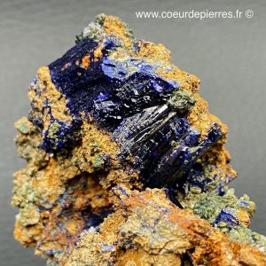 Azurite cristallisée du Maroc (réf azm5)