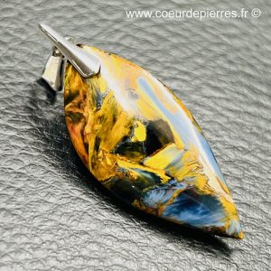 Pendentif en Pietersite bleue de Namibie (réf pts16)