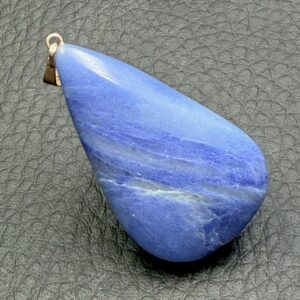 Pendentif en Aventurine Bleue