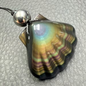 Pendentif Obsidienne Oeil Célèste