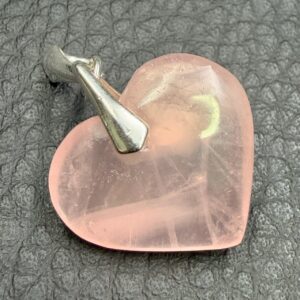 Pendentif Quartz Rose