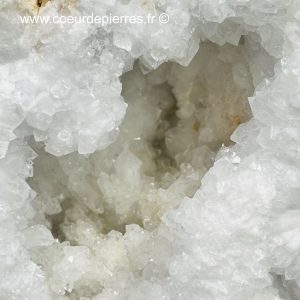 Géode cristal de roche du Maroc (réf gcr24)