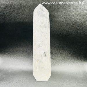 Grand prisme de cristal de roche du Brésil (réf cr35)