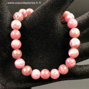 Bracelet Lépidolite du Brésil “perles 8mm”