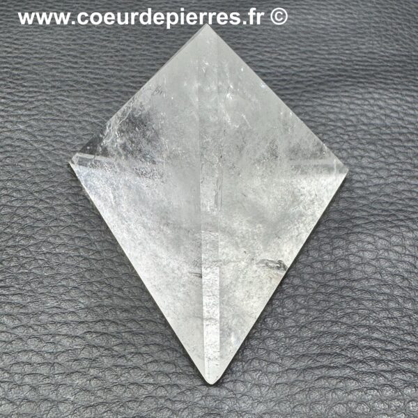 Prisme de cristal de roche "pyramide" de Madagascar (réf cr18) – Image 4
