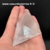 Prisme de cristal de roche "pyramide" de Madagascar (réf cr18) – Image 6