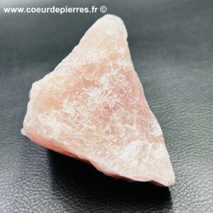 Bloc brut de quartz rose de Madagascar (réf prb1)