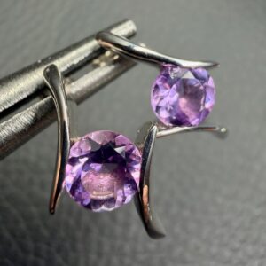 Boucles d'Oreilles en Améthyste