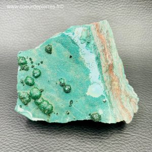 Malachite cristallisée de Mindouli, Congo de 0,354kg  (réf bm18)