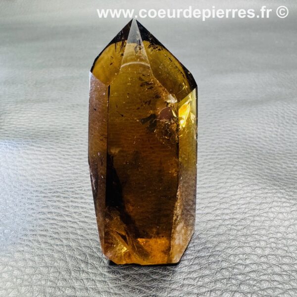 Prisme de Citrine Naturelle Cognac (réf ct35) – Image 2