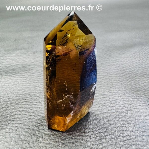Prisme de Citrine Naturelle Cognac (réf ct35) – Image 3