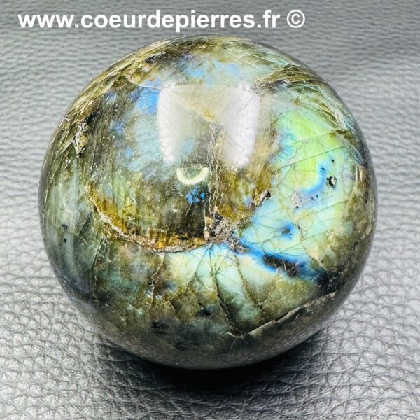 Sphère en Labradorite de Madagascar (réf sla6) – Image 2