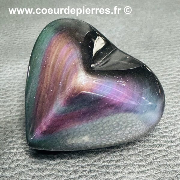 Obsidienne oeil céleste naturelle du Mexique (réf boc15) – Image 3