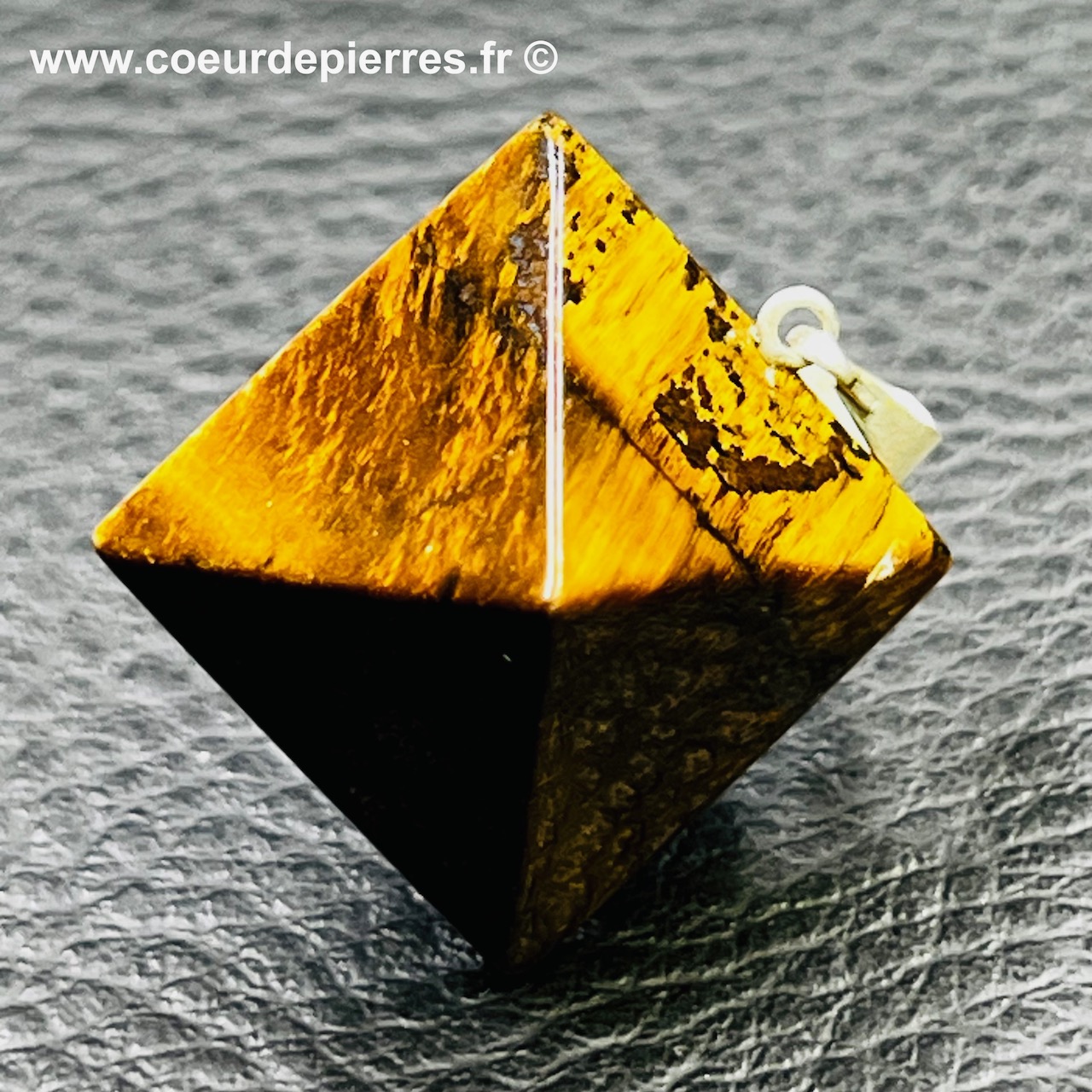 Pendentif oeil de tigre (réf pot3)
