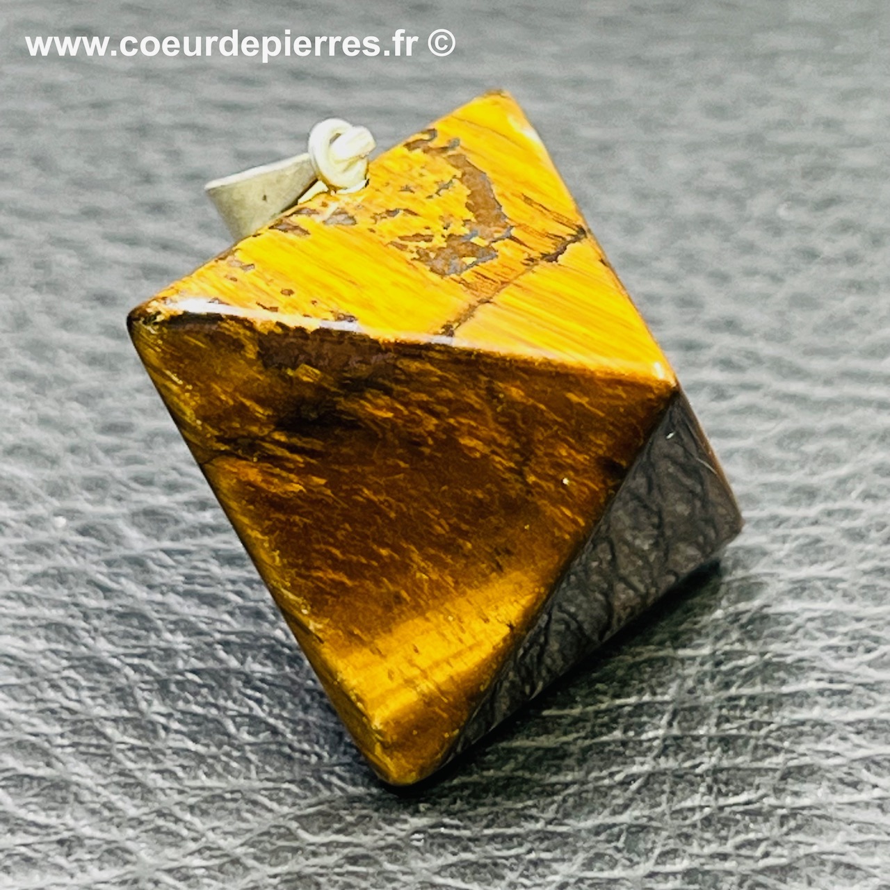 Pendentif oeil de tigre (réf pot3)