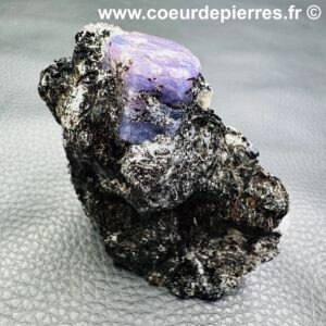 Saphir sur Biotite