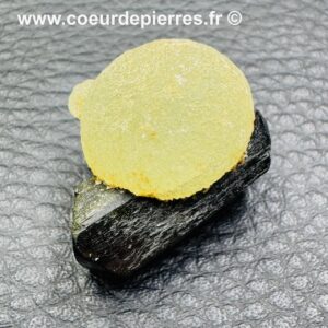 Préhnite sur épidote