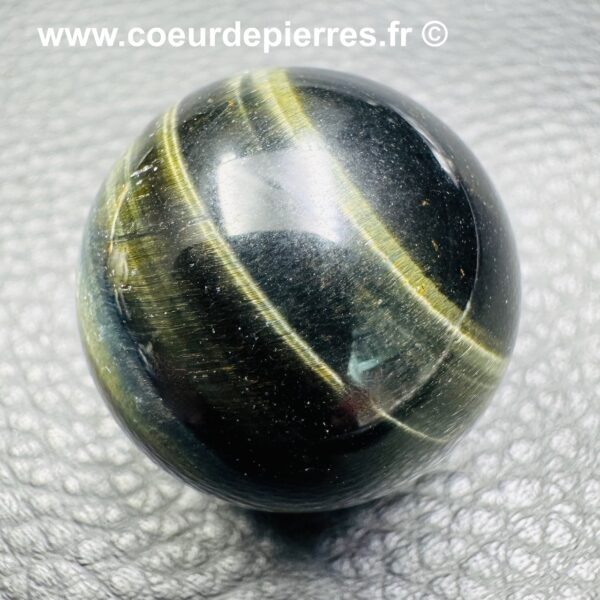 Sphère en Oeil de Faucon d’Afrique du Sud (réf sof1) – Image 4