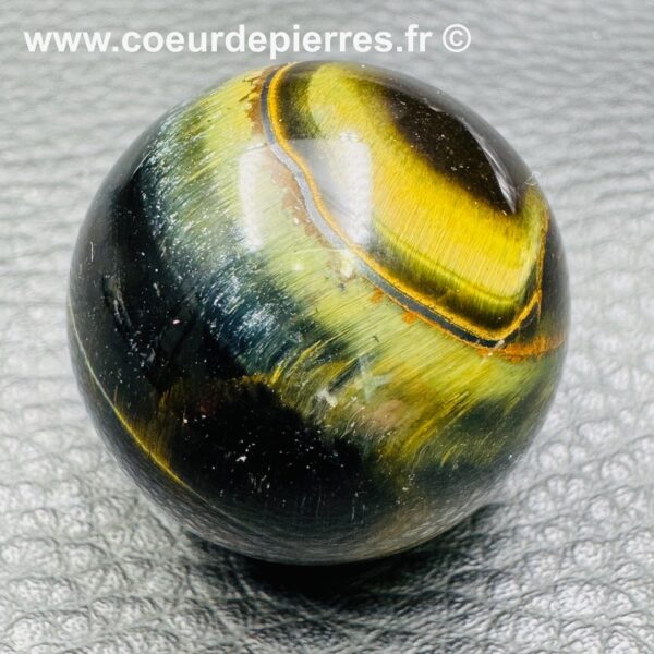 Sphère en Oeil de Faucon d’Afrique du Sud (réf sof1) – Image 3