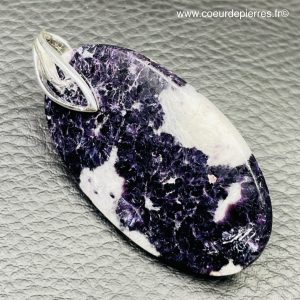 Pendentif en lépidolite du Brésil (réf pl9)