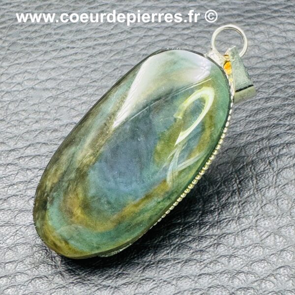 Pendentif Obsidienne Manta Huichol (ref pomh6) – Image 4