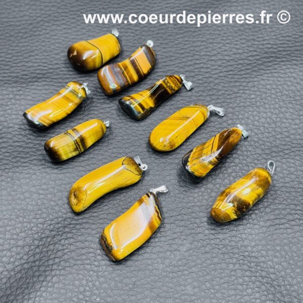 Pendentif en Oeil de Tigre (Grande Pierre Roulée) – Image 2