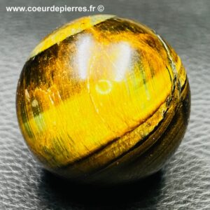 Sphère en oeil de tigre d’Afrique du Sud (réf sot1)