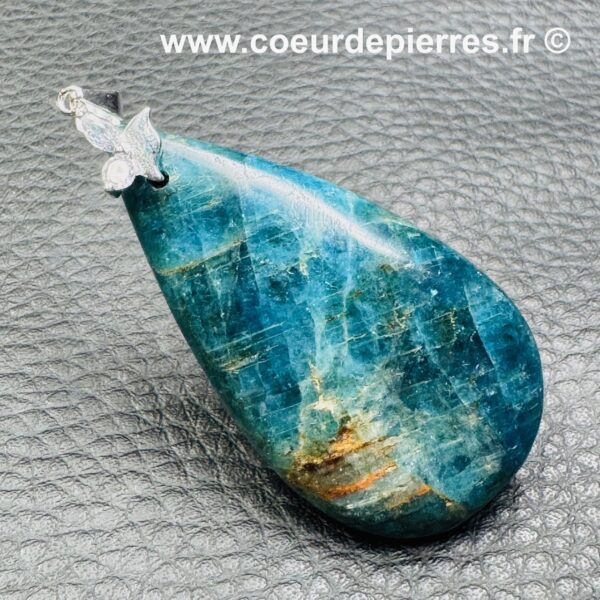 Pendentif en Apatite Bleue de Madagascar (réf pab3) – Image 2