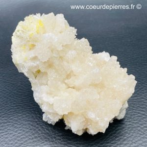 Soufre cristallisé avec cristaux de Célestine de Lubin, Pologne (réf sou12)