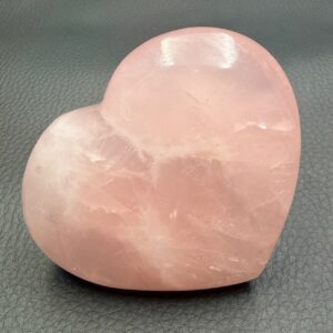 Coeur en Quartz Rose